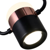 Moxie LED Down Mini Pendant Light With Black Finish