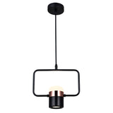 Moxie LED Down Mini Pendant Light With Black Finish