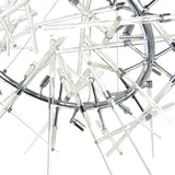 Icicle 12 Light 42in Chrome Chandelier