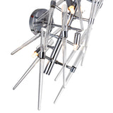 Icicle 3 Light 11in Chrome Wall Light