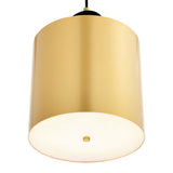 Saleen LED Mini Pendant With Sun Gold & Black Finish