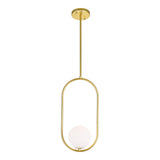 Celeste 1 Light 8in Medallion Gold Mini Pendant