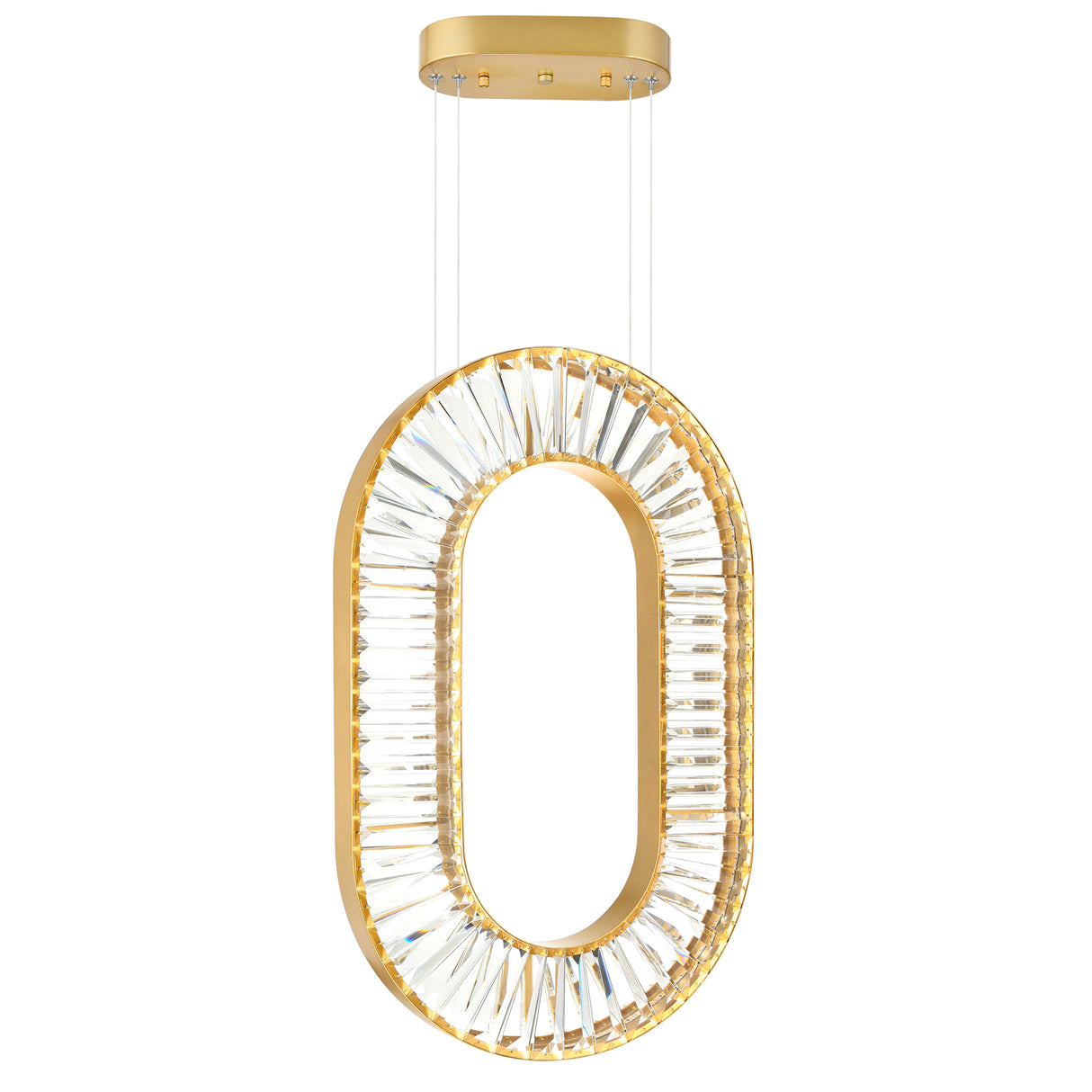 Bjoux LED Chandelier With Sun Gold Finish