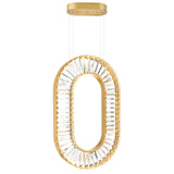 Bjoux LED Chandelier With Sun Gold Finish