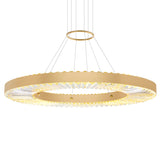 Bjoux Chandelier Light With Sun Gold Finish