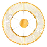 Bjoux Chandelier Light With Sun Gold Finish