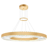 Bjoux Chandelier Light With Sun Gold Finish