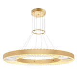 Bjoux Chandelier Light With Sun Gold Finish