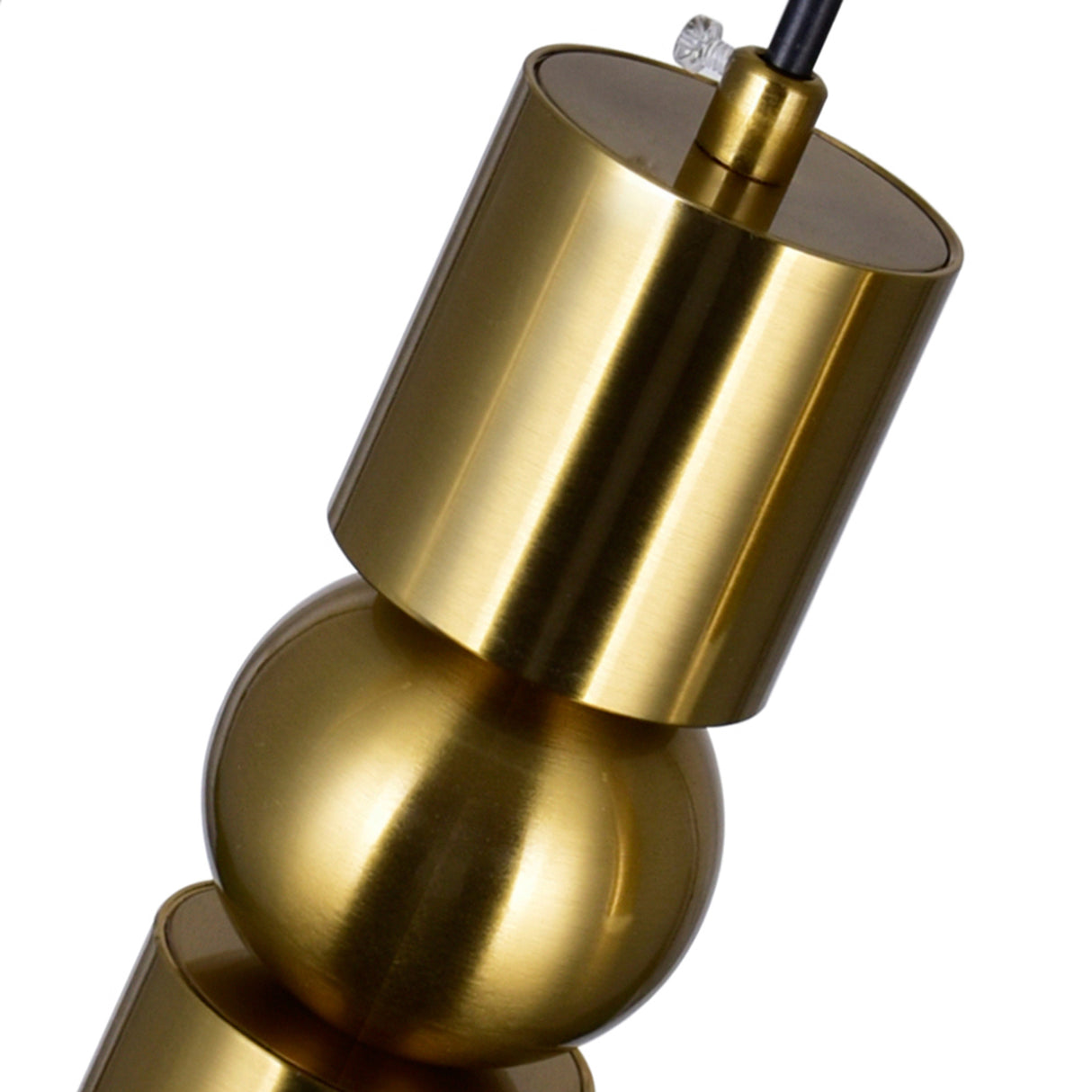 Chime LED Island/Pool Table Chandelier With Brass Finish