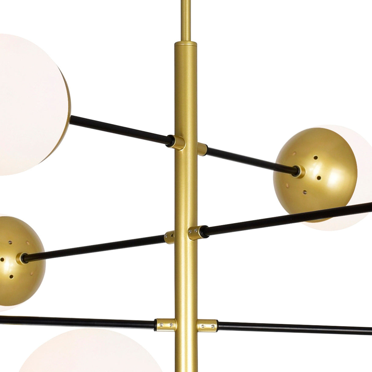 Compass 10 Light Medallion Gold Chandelier