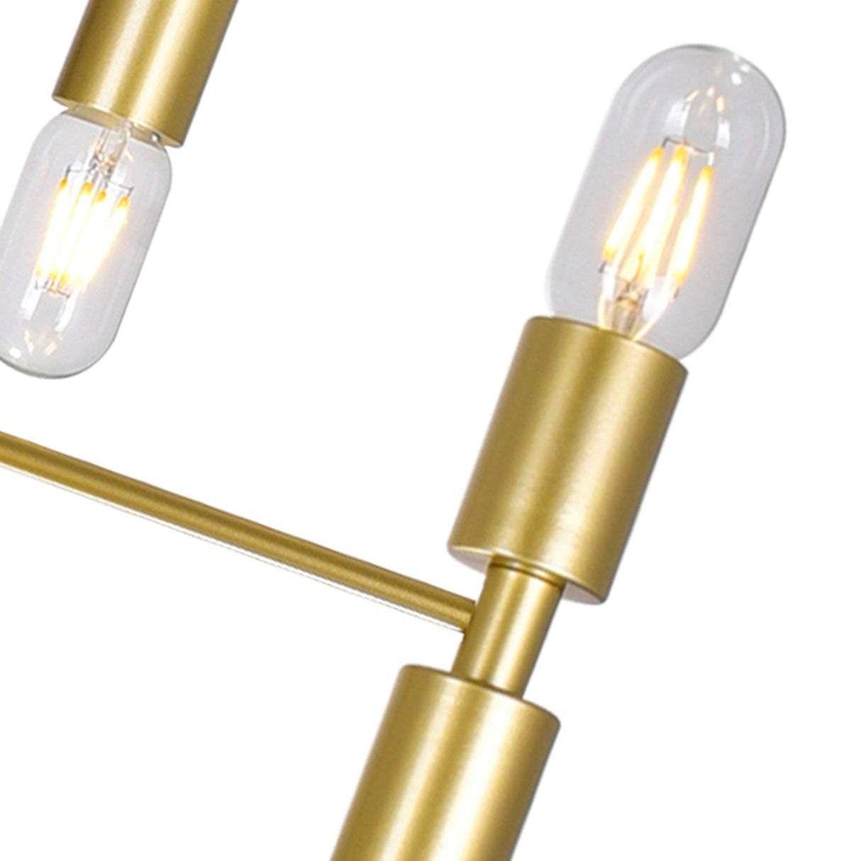 Hand Crank 12 Light Medallion Gold Chandelier