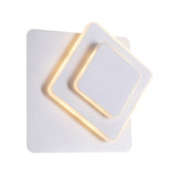 Private I Integrated LED Square Matte White Wall Sconce