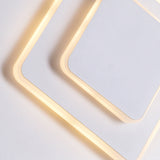Private I Integrated LED Square Matte White Wall Sconce