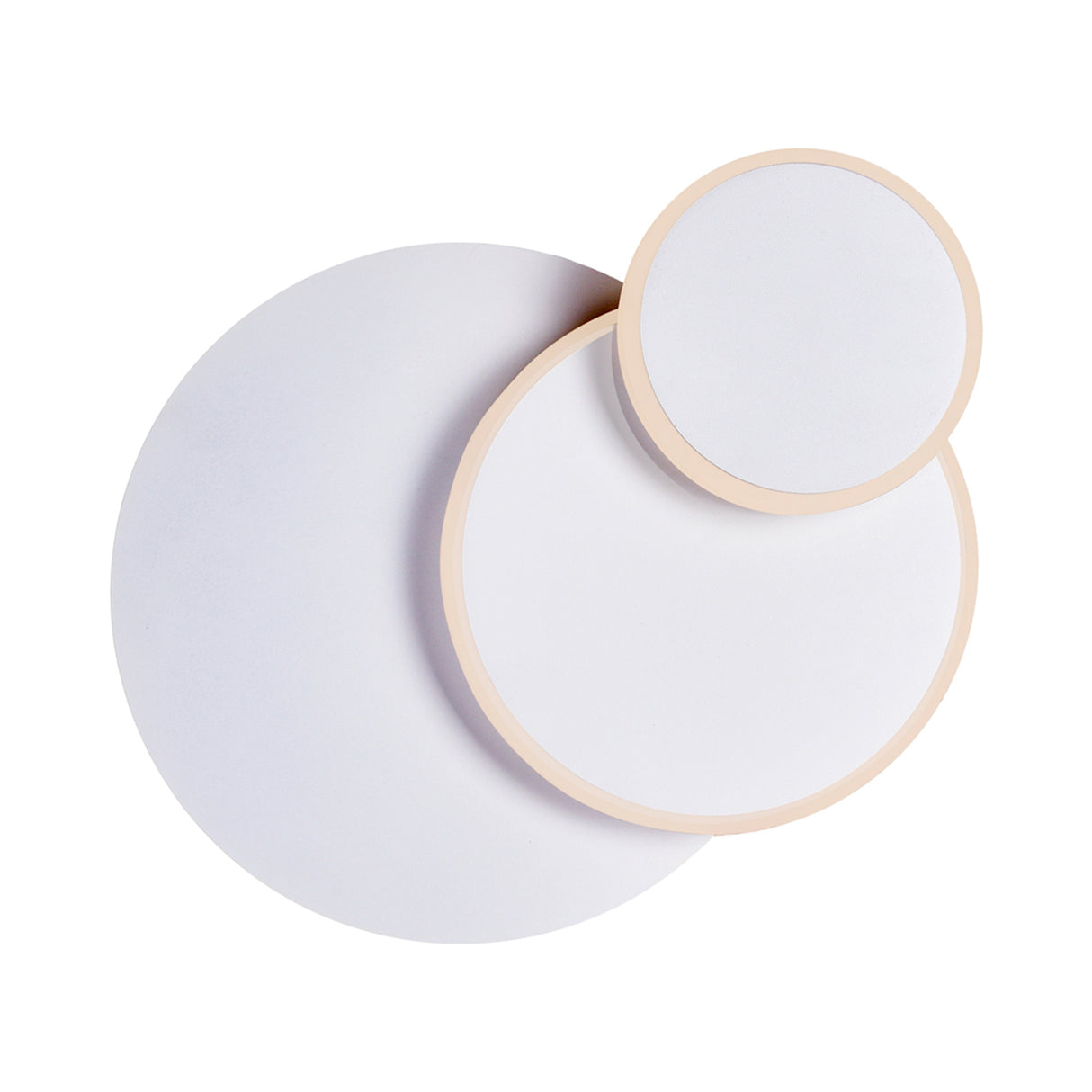 Private I Integrated LED Round Matte White Wall Sconce