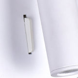 Private I Integrated LED Adjustable Round Matte White Wall Sconce