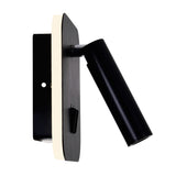 Private I Integrated LED Adjustable Square Matte Black Wall Sconce