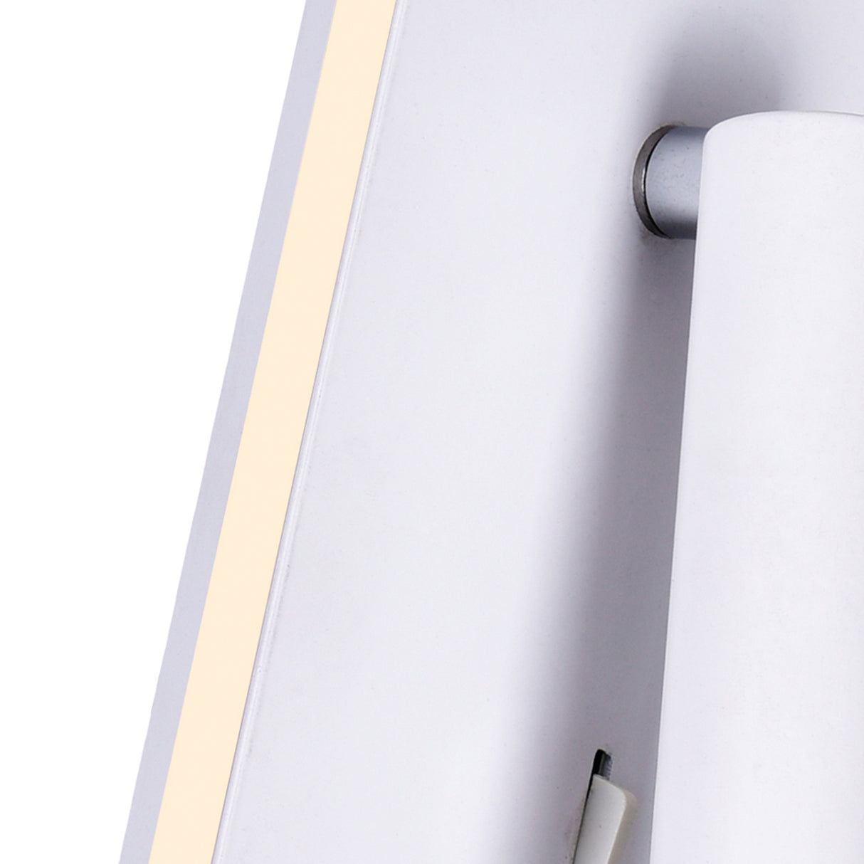Private I Integrated LED Adjustable Rectangular Matte White Wall Sconce