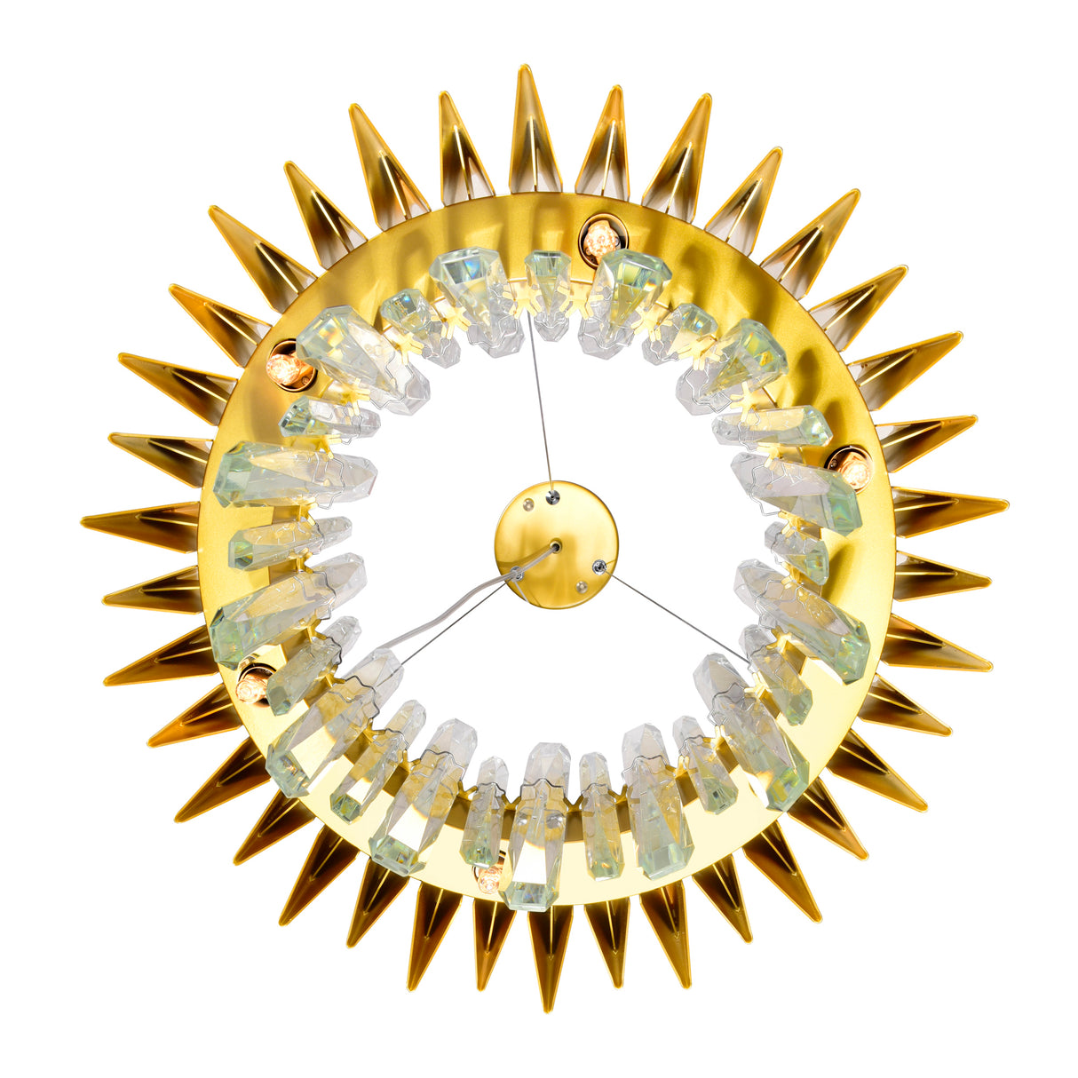 Cityscape 12 Light 20in Satin Gold Chandelier