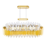 Cityscape 20 Light 39in Satin Gold Chandelier