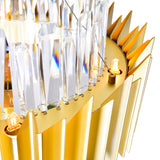 Cityscape 20 Light 39in Satin Gold Chandelier