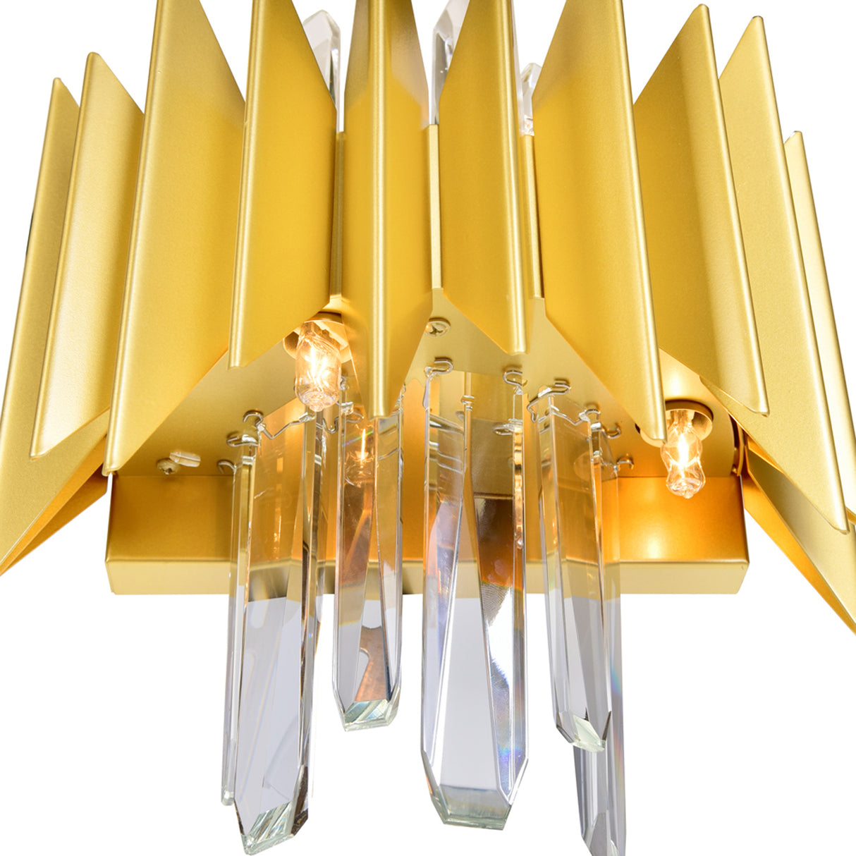 Cityscape 5 Light 13in Satin Gold Wall Sconce