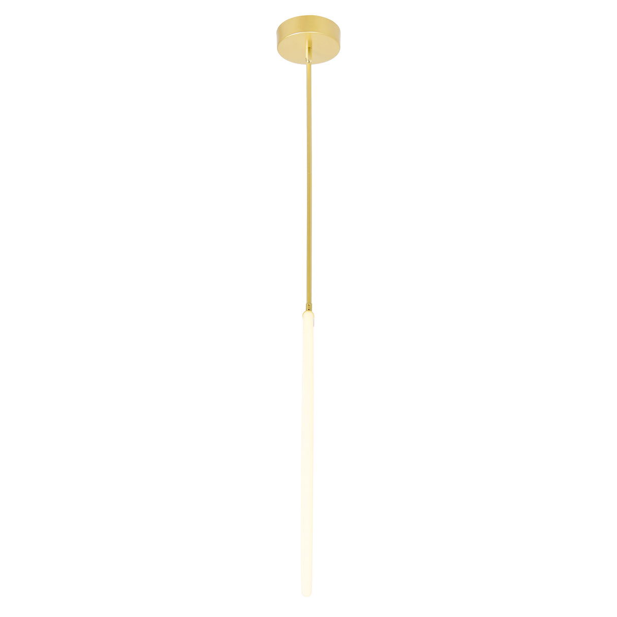 Hoops Integrated LED 24in Satin Gold Chandelier