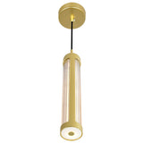 Neva Integrated LED 3in Satin Gold Pendant