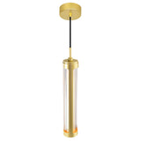 Neva Integrated LED 3in Satin Gold Pendant