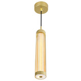 Neva Integrated LED 3in Satin Gold Pendant