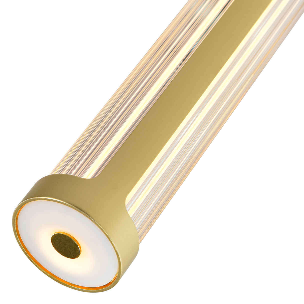 Neva Integrated LED 3in Satin Gold Pendant