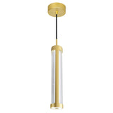 Neva Integrated LED 3in Satin Gold Pendant
