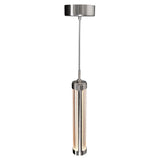 Neva Integrated LED 3in Satin Nickel Pendant