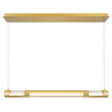 Neva Integrated LED 36in Satin Gold Chandelier