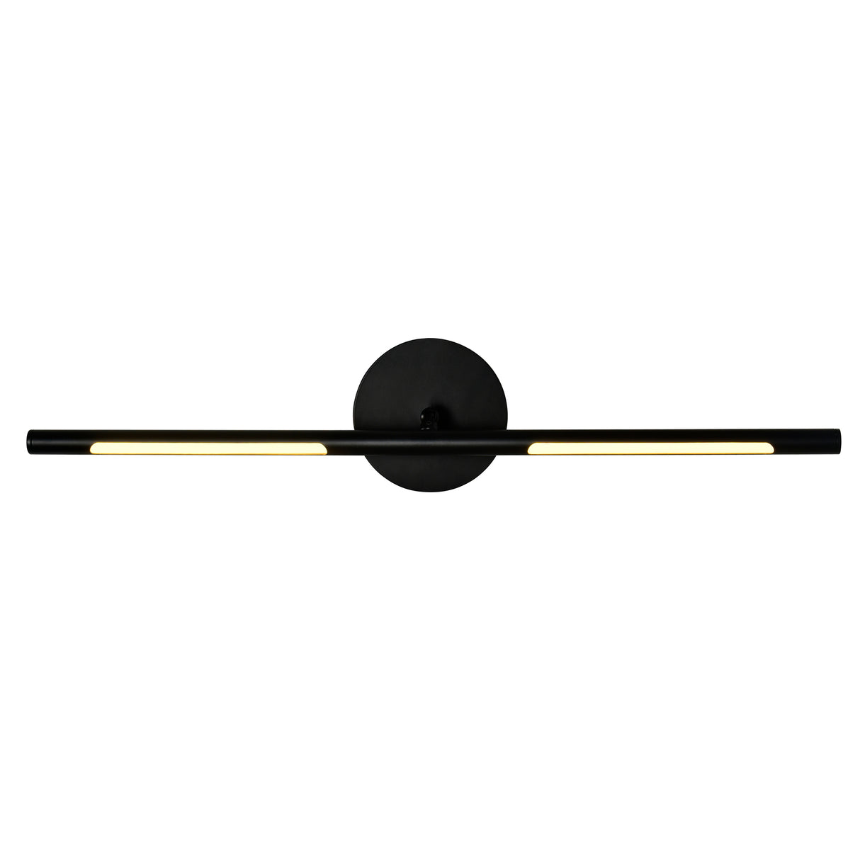 Oskil Integrated LED 24in Black Vanity Light