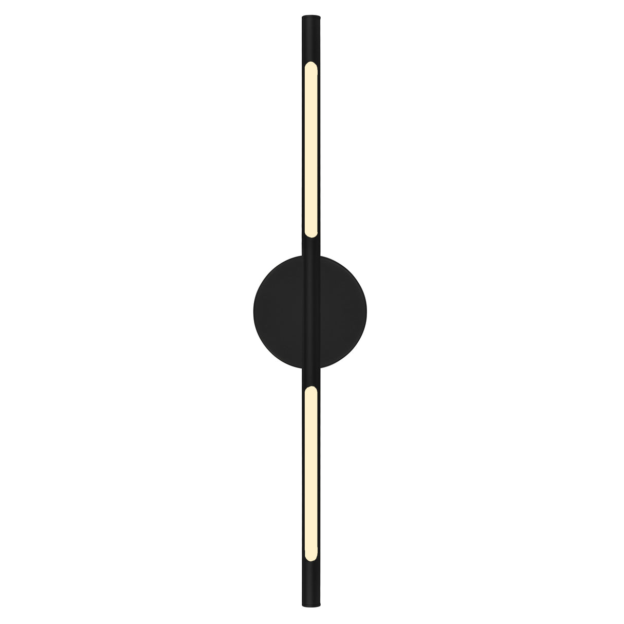 Oskil Integrated LED 24in Black Vanity Light