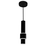 Lena Integrated LED 5in Black Mini Pendant