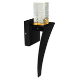 Catania Integrated LED 5in Black Wall Light