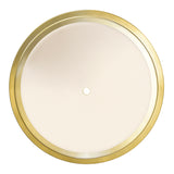 Valdivia 4 Light 18in Satin Gold Flush Mount