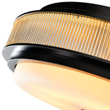 Valdivia 5 Light 22in Black Flush Mount