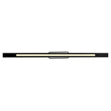 Himalayas Integrated LED 48in Black Chandelier with Handcrafted Glass