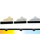 Himalayas Integrated LED 26in Black Vanity Light with Handcrafted Glass