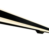 Malibu Integrated LED 59in Black Outdoor Wall Light