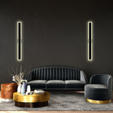 Malibu Integrated LED 59in Black Outdoor Wall Light