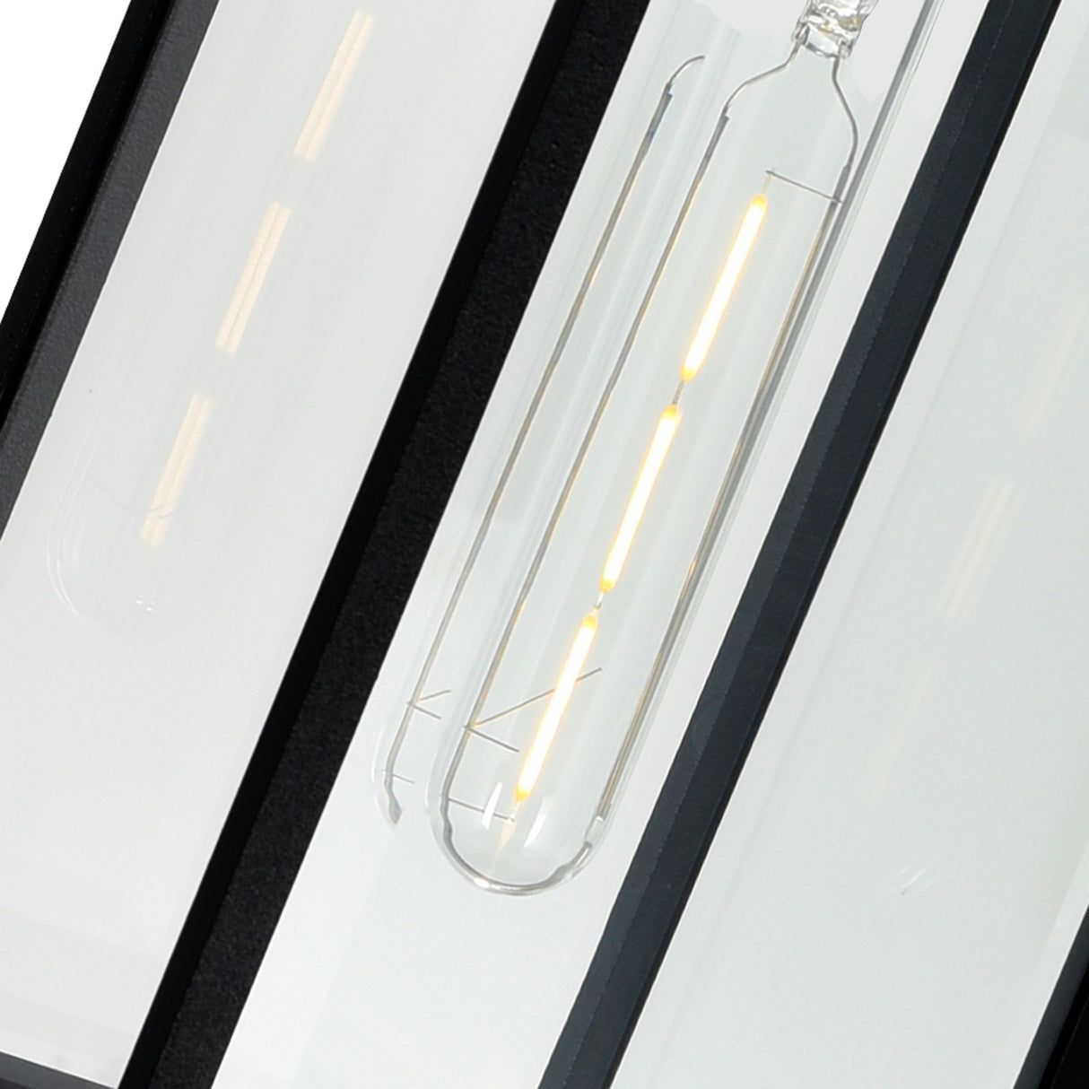 Windsor 1 Light Black Outdoor Pendant