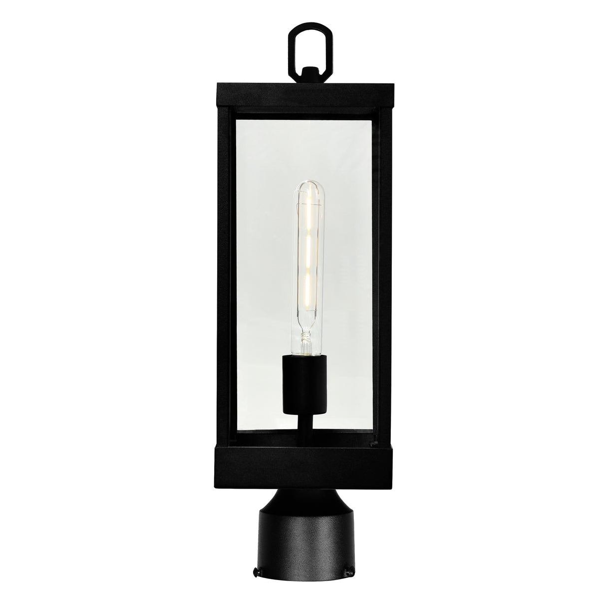 Windsor 1 Light Black Outdoor Lantern Head