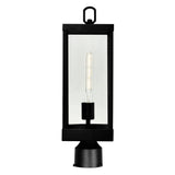 Windsor 1 Light Black Outdoor Lantern Head