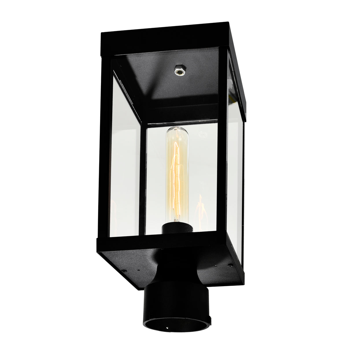 Windsor 1 Light Black Outdoor Lantern Head