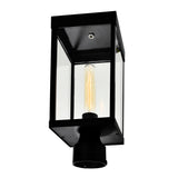 Windsor 1 Light Black Outdoor Lantern Head
