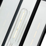 Windsor 1 Light Black Outdoor Lantern Head