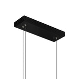 Candora Integrated LED 50in Black Chandelier